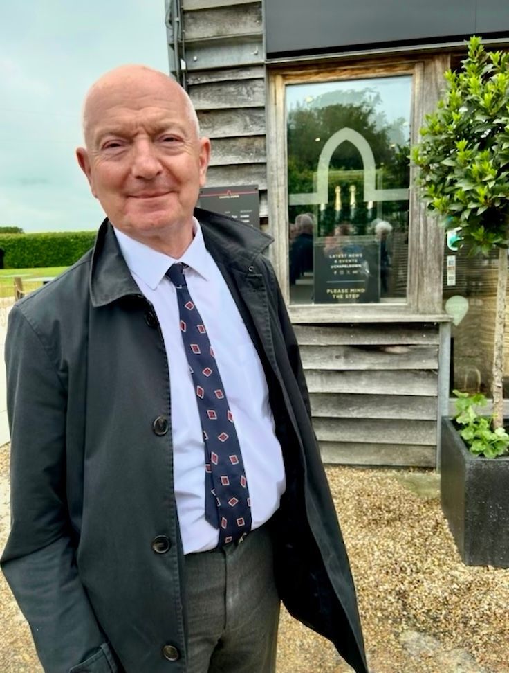 David Turner, Blue Badge Guide, at Chapel Down Vineyard