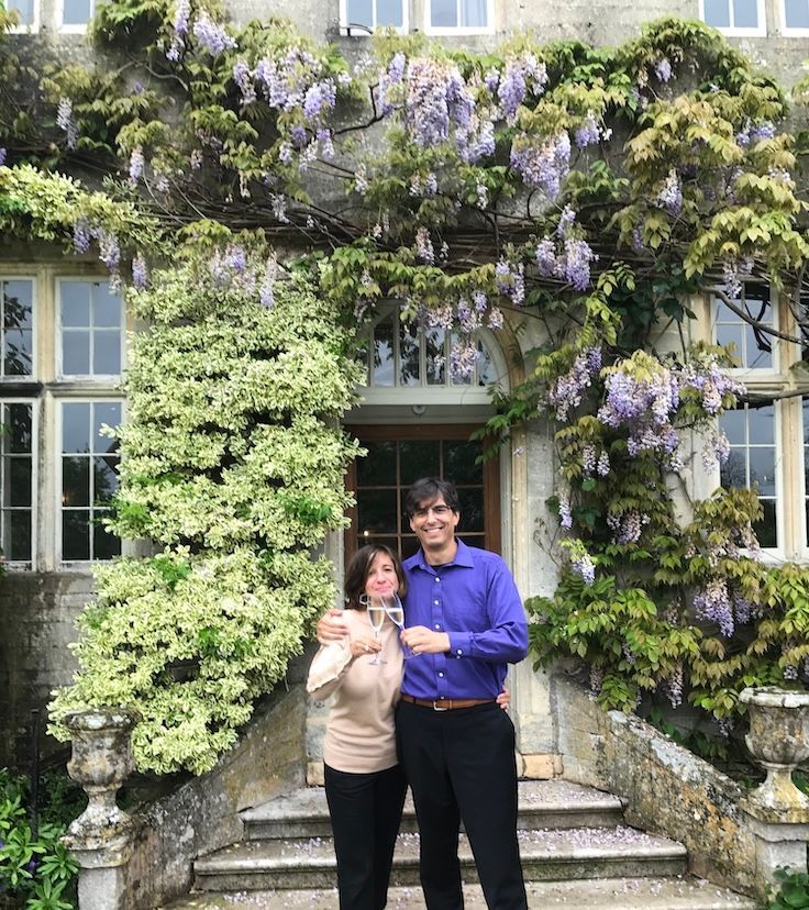 Katie and John Kosta at Barnsley House