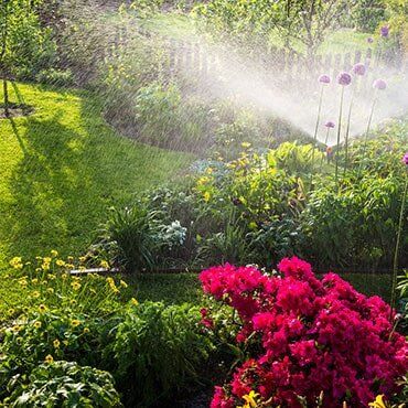 Beautiful Garden — Flowery Branch, GA — All About Irrigation and Landscape Services Inc