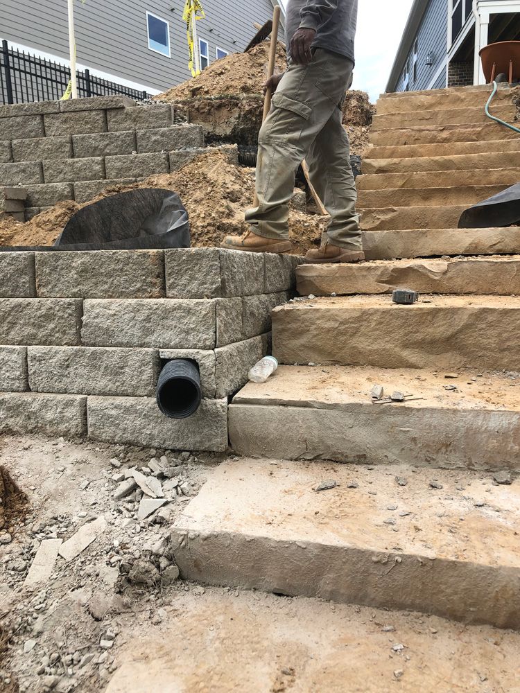 Beautiful Retaining Wall — Flowery Branch, GA — All About Irrigation & Landscape Services
