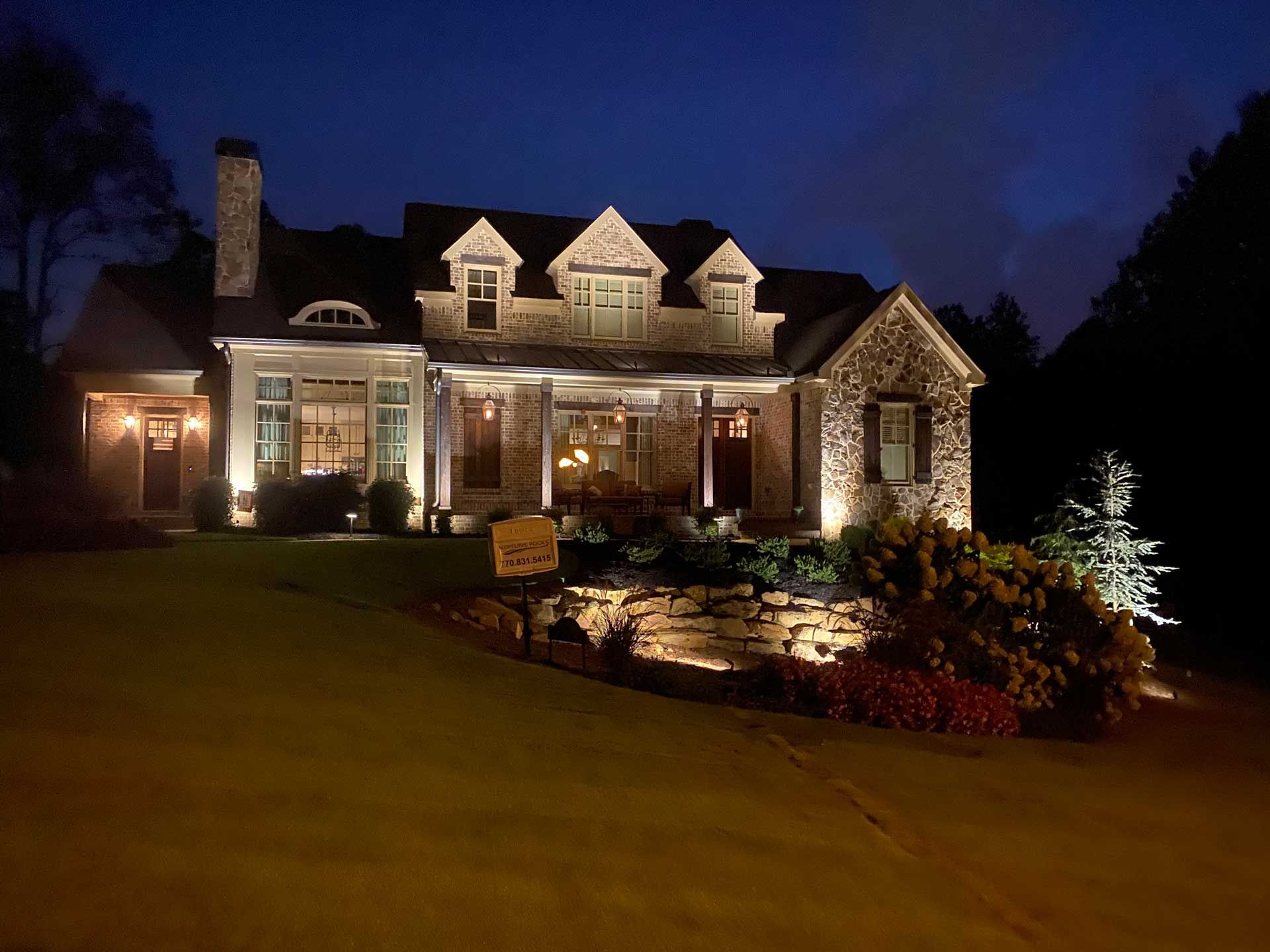 Landscape Lighting Near Me — Flowery Branch, GA — All About Irrigation and Landscape Services Inc
