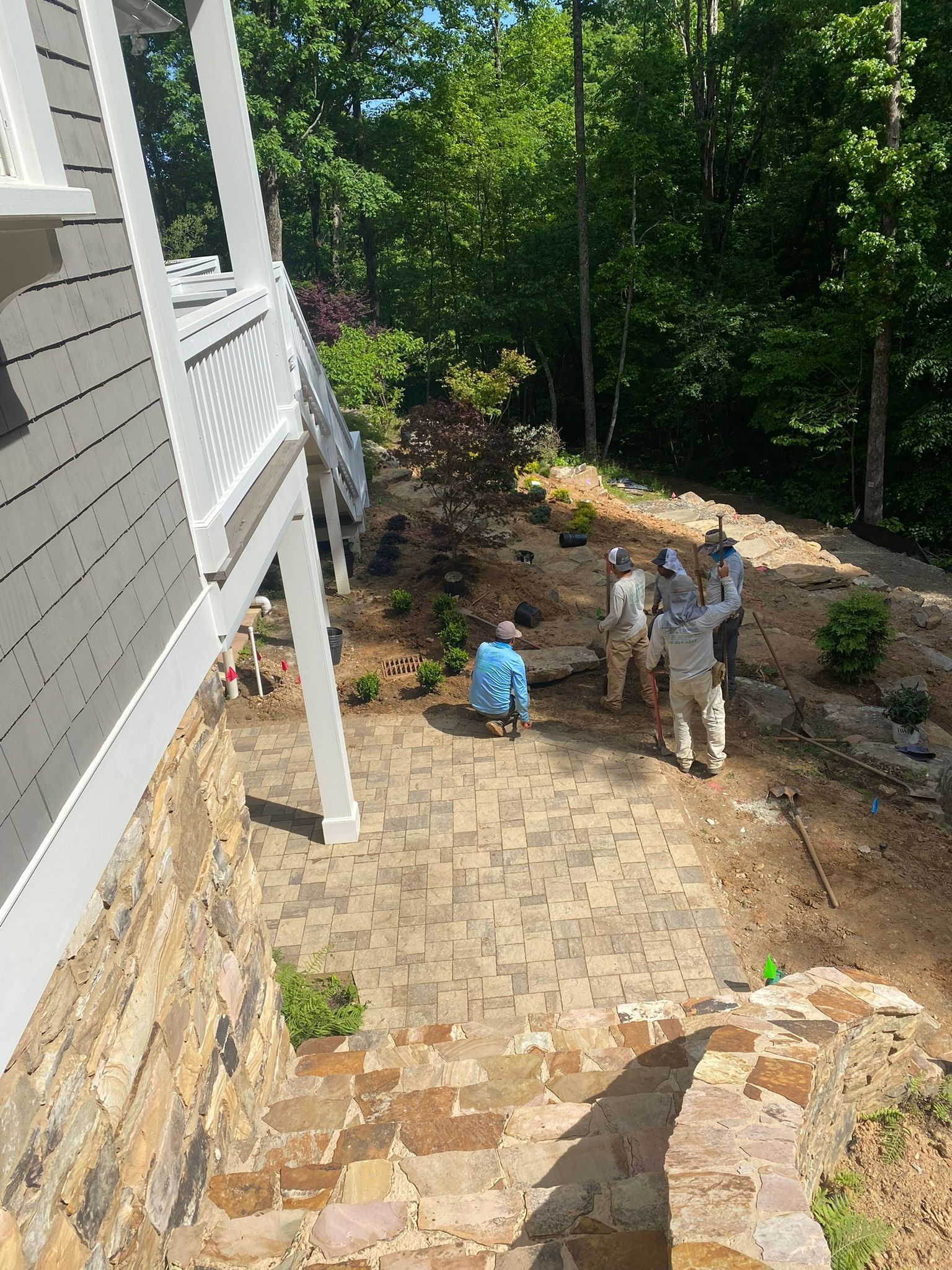 House Project — Flowery Branch, GA — All About Irrigation and Landscape Services Inc