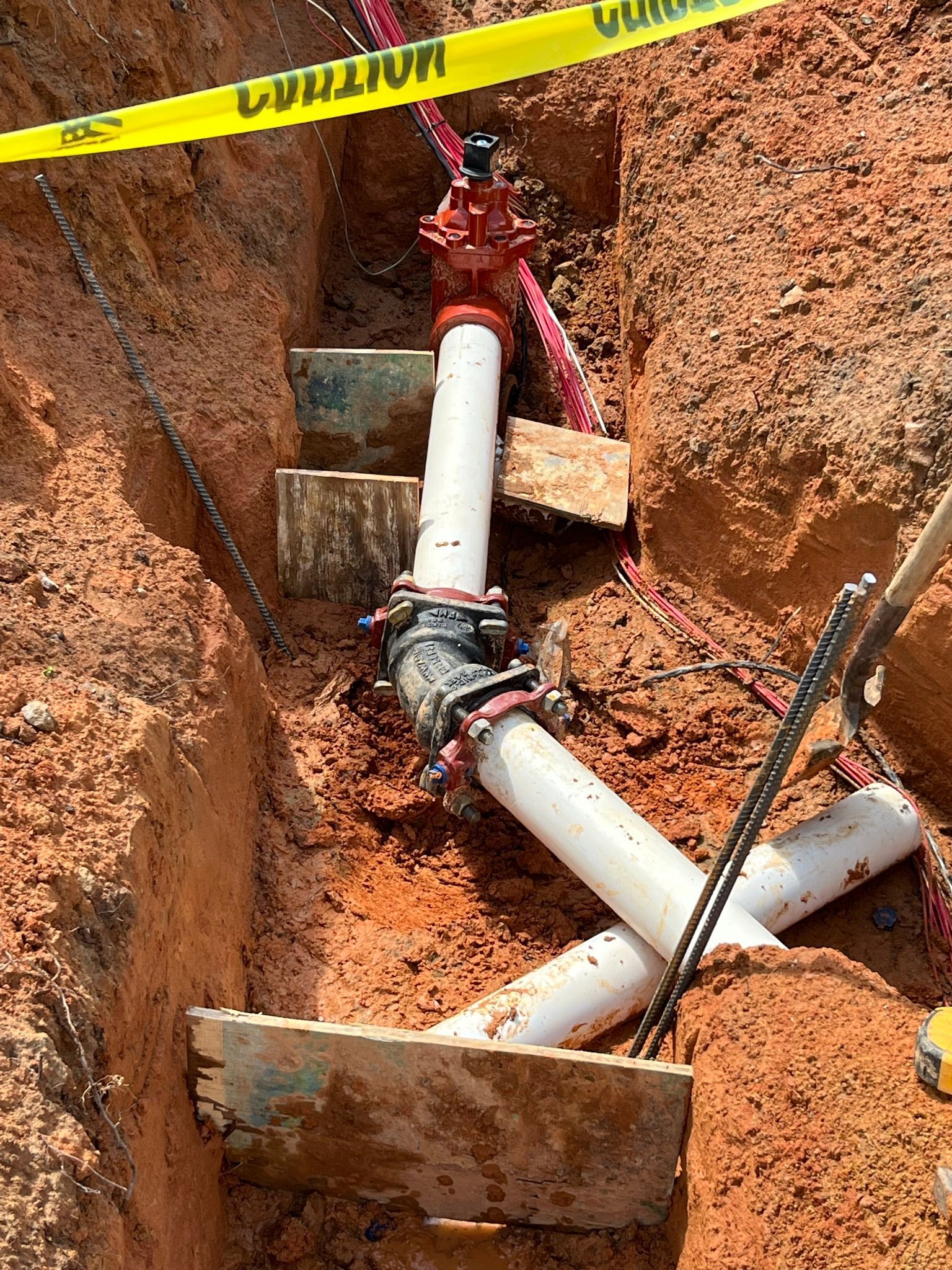Pipe On Soil — Flowery Branch, GA — All About Irrigation and Landscape Services Inc