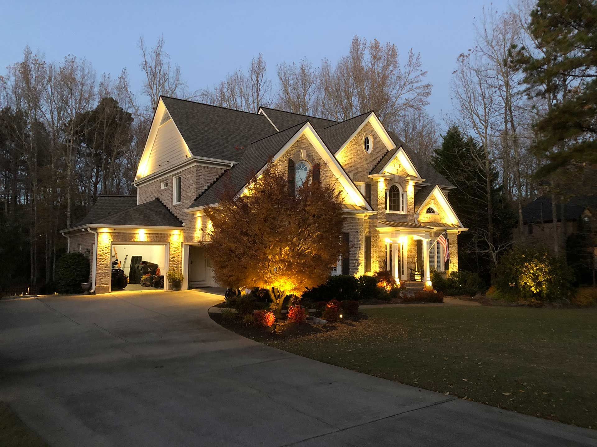 Landscape Lighting Technicians — Flowery Branch, GA — All About Irrigation and Landscape Services Inc