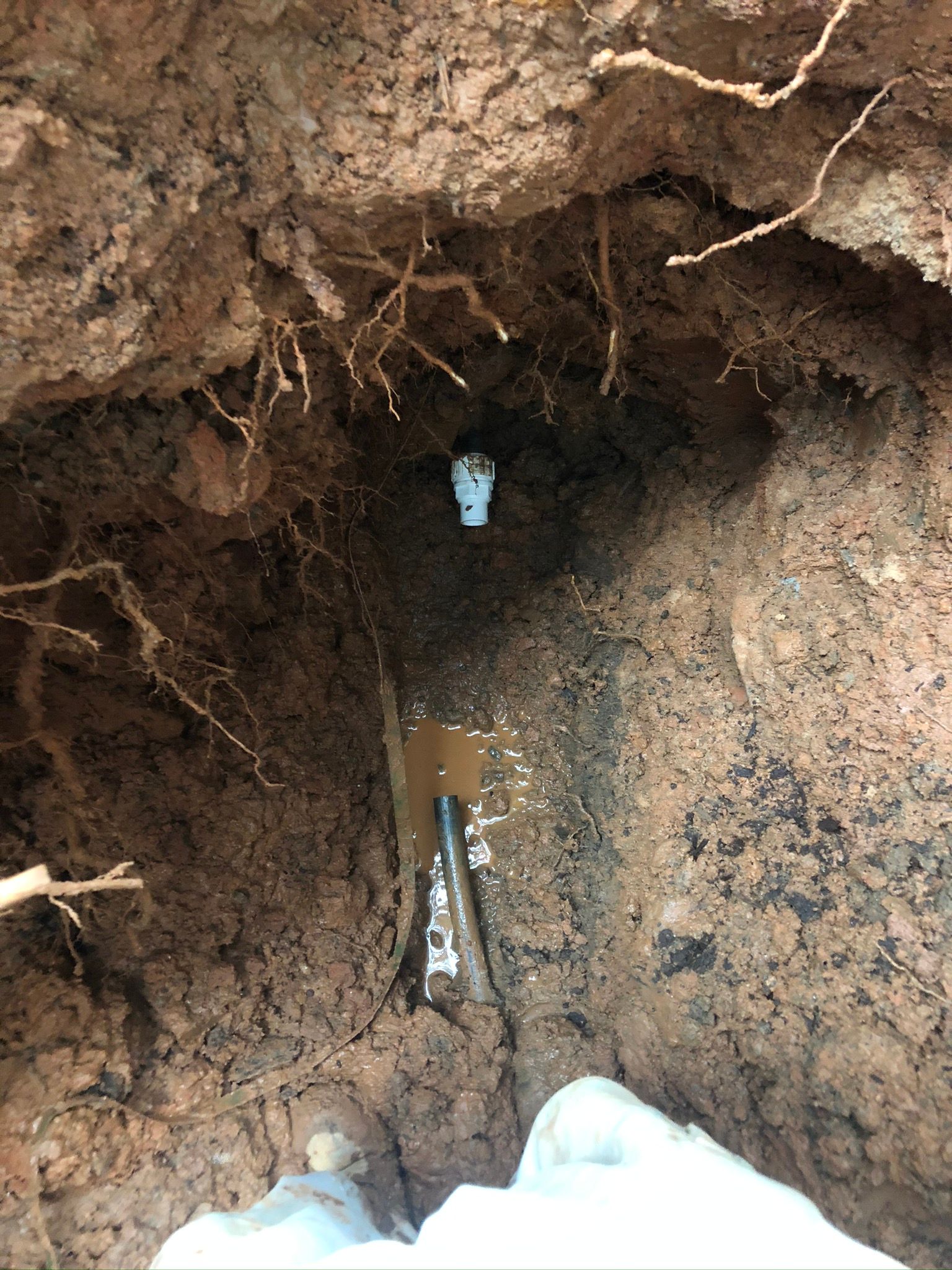 Another Shot of a Pit — Flowery Branch, GA — All About Irrigation and Landscape Services Inc