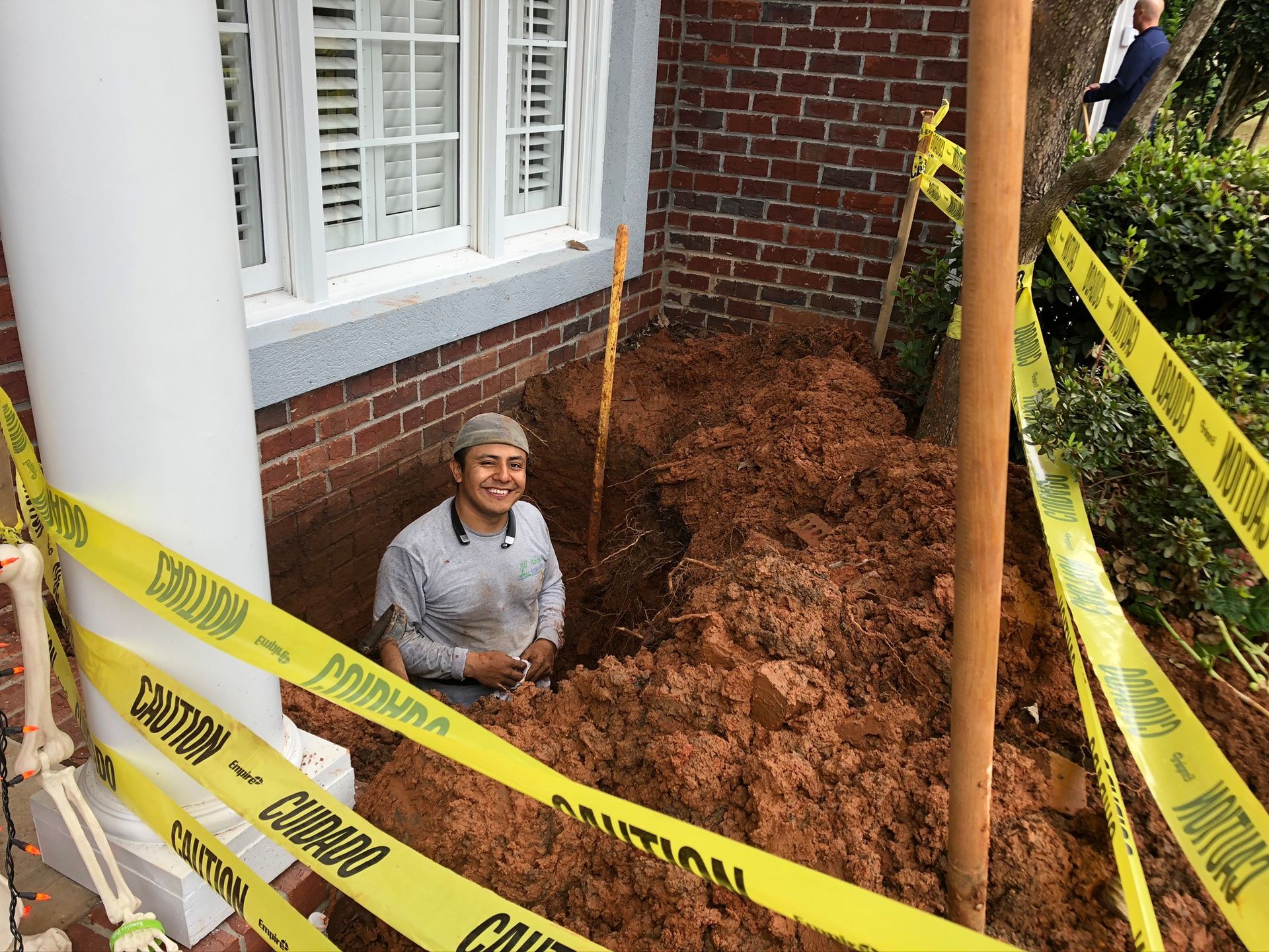 Man Smiling — Flowery Branch, GA — All About Irrigation and Landscape Services Inc