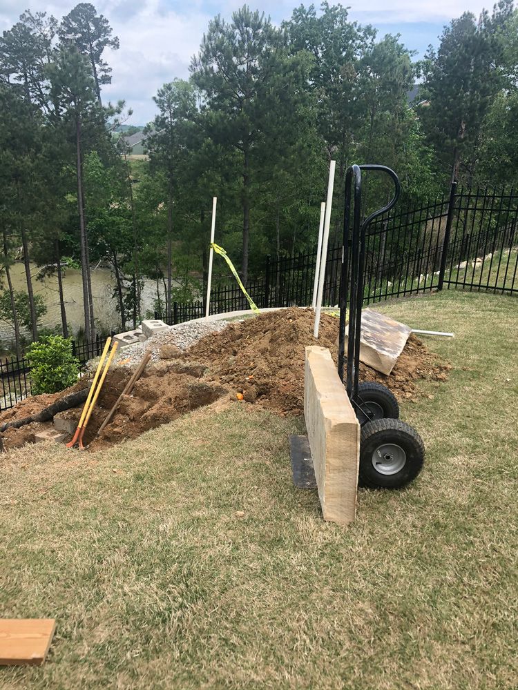 Big Retaining Wall Stone — Flowery Branch, GA — All About Irrigation & Landscape Services