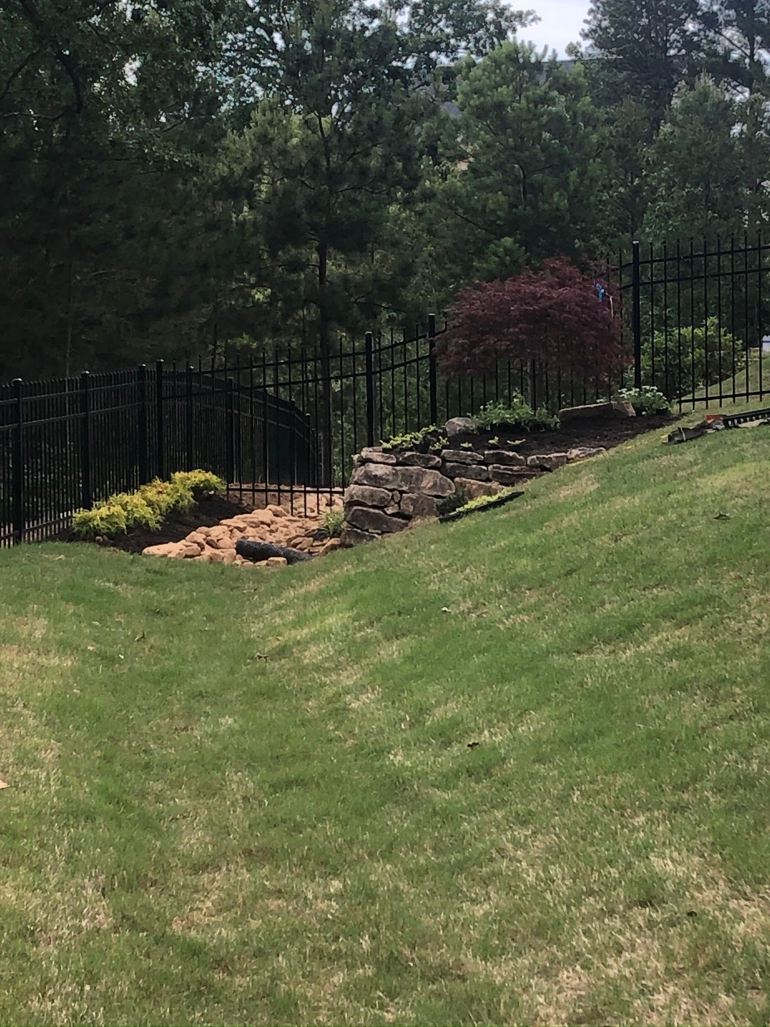 Hardscaping Ongoing — Flowery Branch, GA — All About Irrigation and Landscape Services Inc