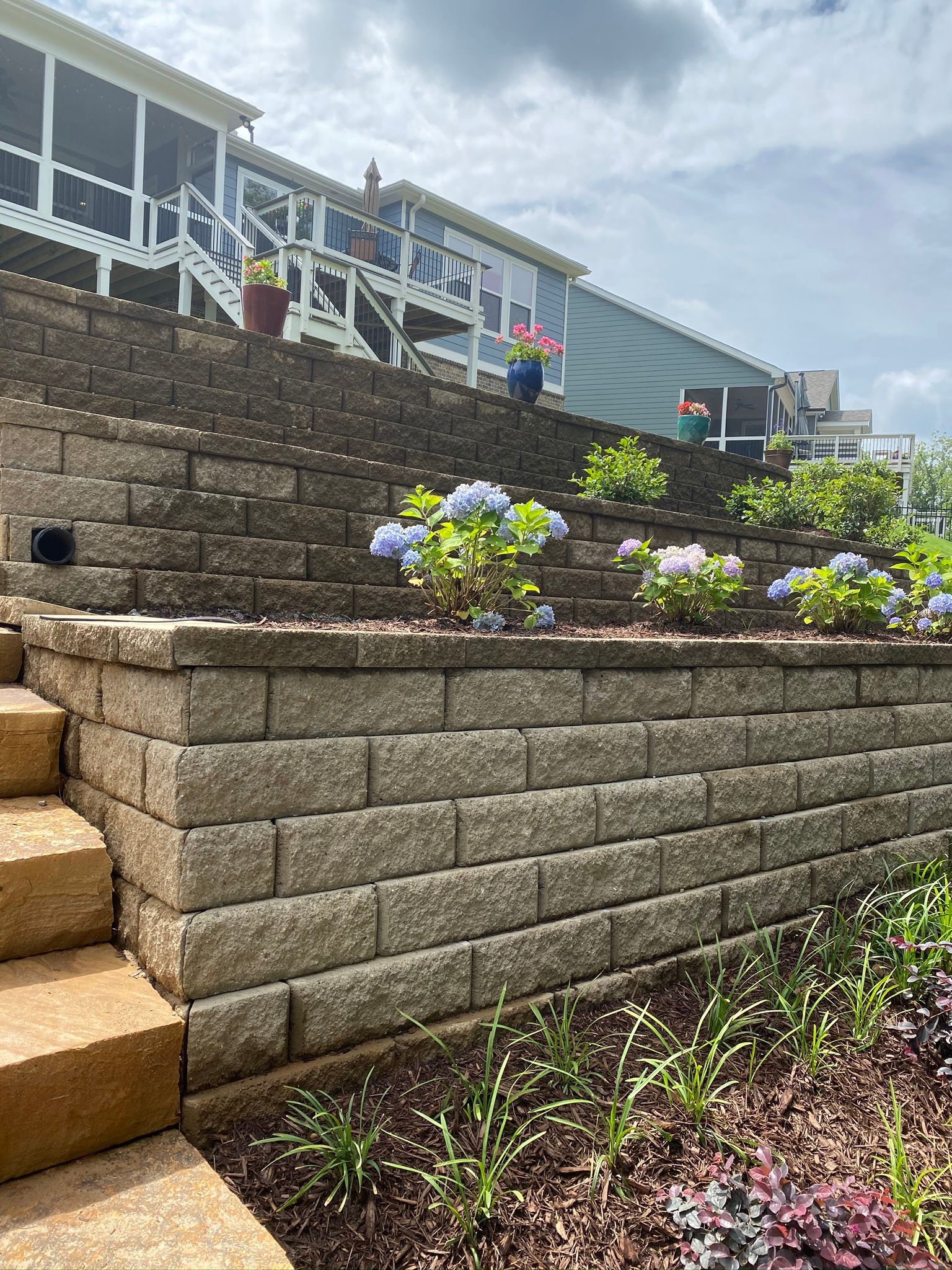 Hardscaped Bricks — Flowery Branch, GA — All About Irrigation and Landscape Services Inc