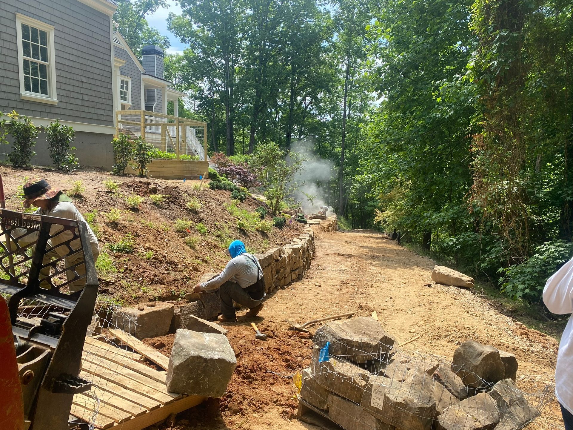 Men At Work Under The Sun — Flowery Branch, GA — All About Irrigation and Landscape Services Inc
