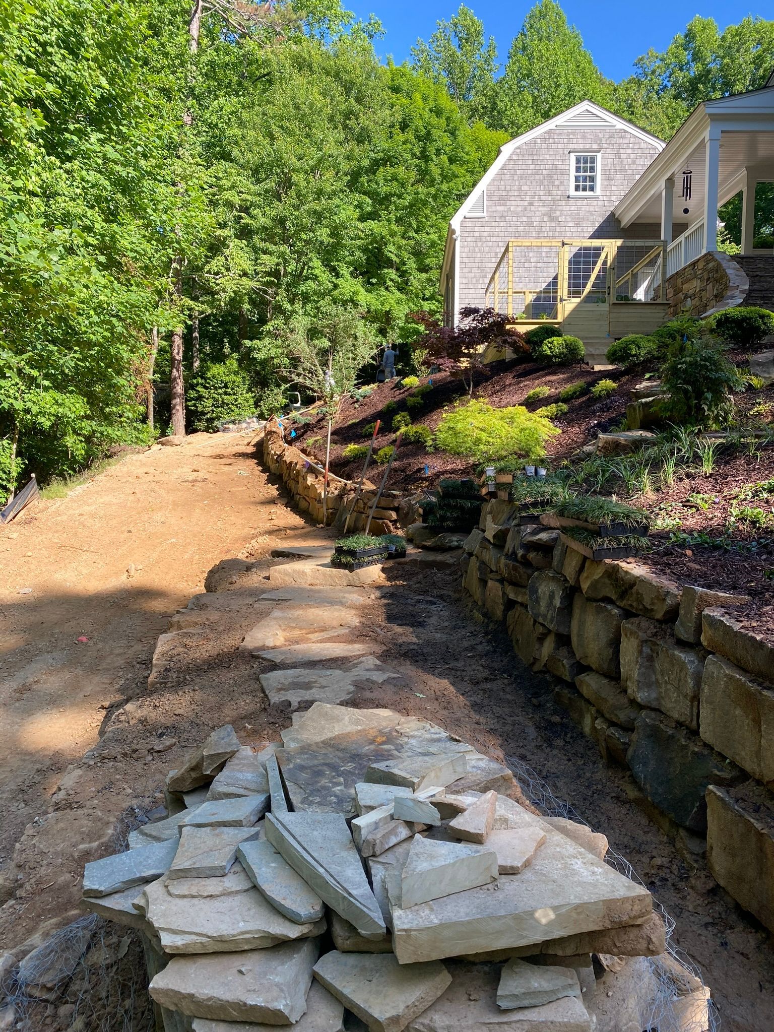 On Going Pathway — Flowery Branch, GA — All About Irrigation and Landscape Services Inc