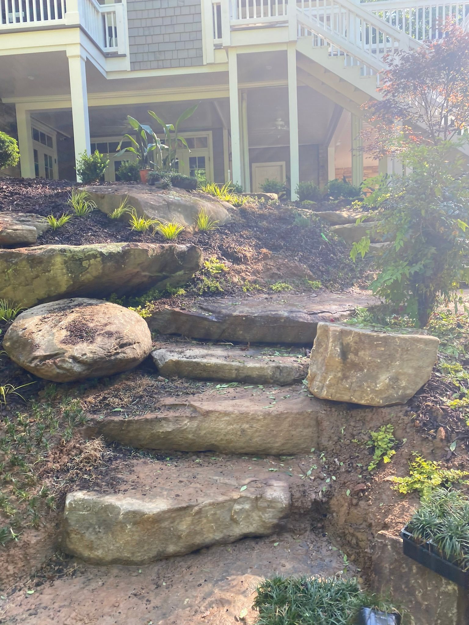 Rocky Pathyway — Flowery Branch, GA — All About Irrigation and Landscape Services Inc