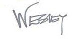 Wesley, signature