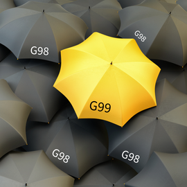 Illustration explaining the difference between G98 and G99 solar grid connection applications in Scotland.