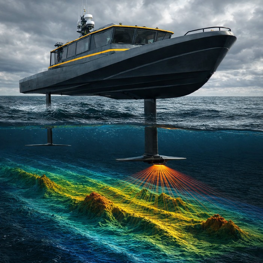 SonaFoil - Hydrofoil survey vessel