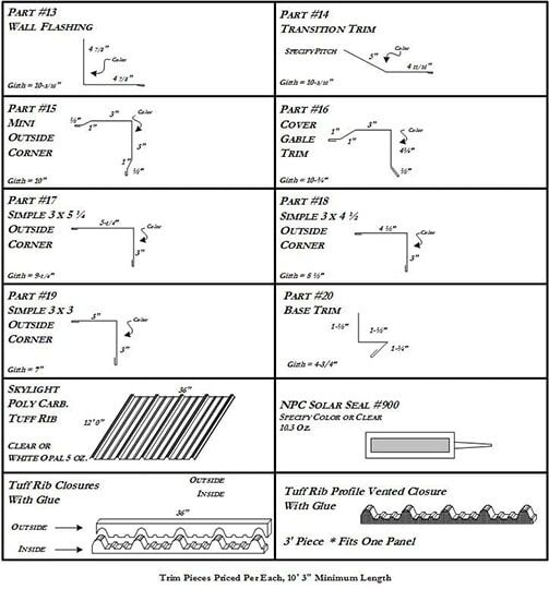 Metal Roofing Trim and Accessories - Pioneer Metals