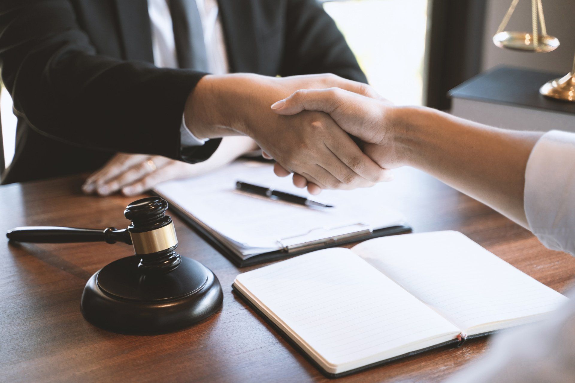 Two Guy Shaking Hands — Lafayette, IN — Law Offices of Marcel Katz