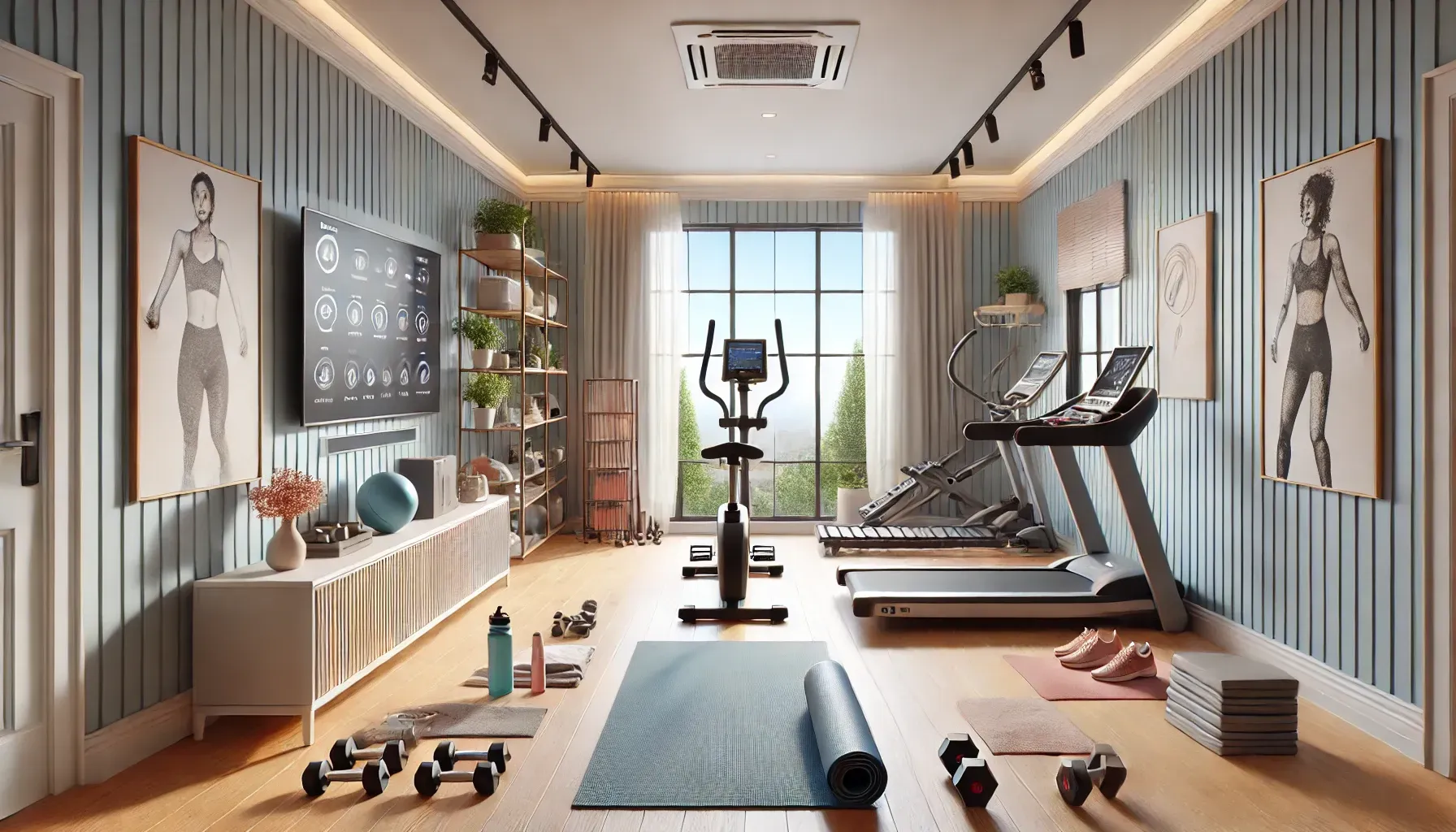 home workout space