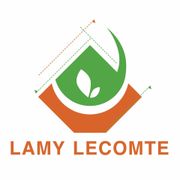 Un logo vert et orange pour lamy lecomte