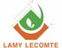 Un logo vert et orange pour lamy lecomte