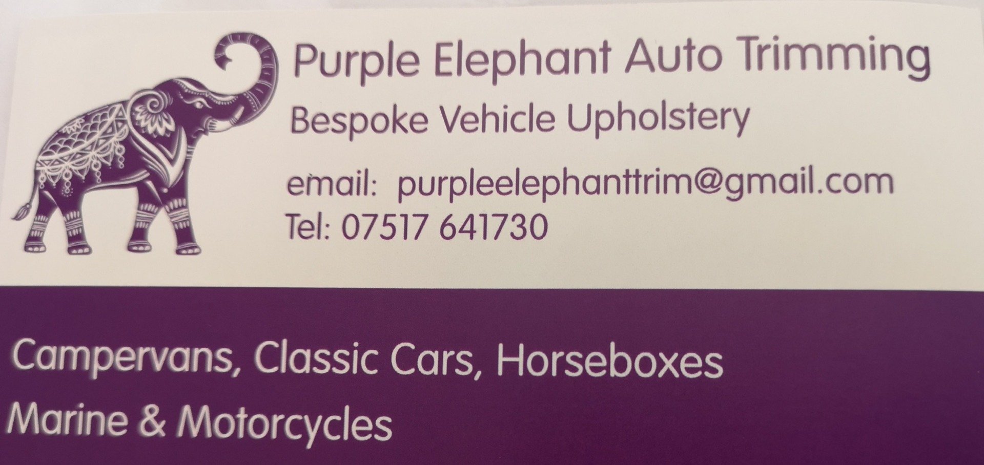 Purple Elephant Auto Trimming