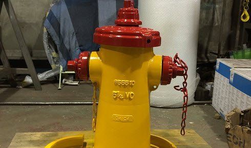 Specification painted hydrant