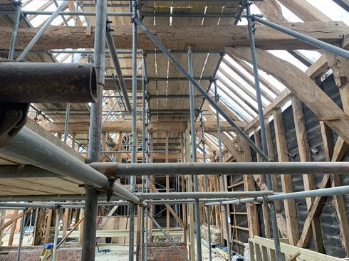 Wooden beams structural beforetreatment
