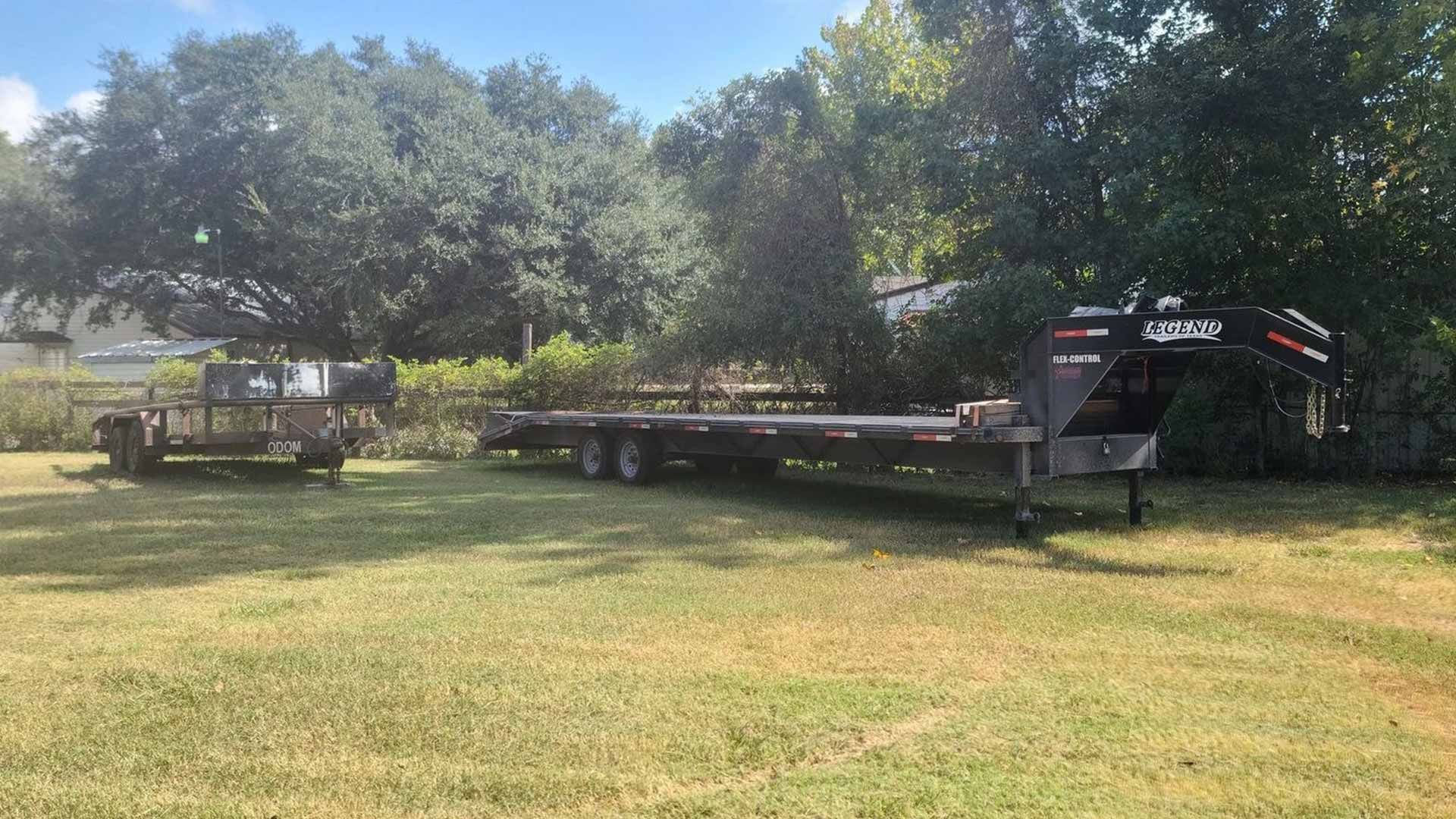 Trailer Storage Area, Conroe TX