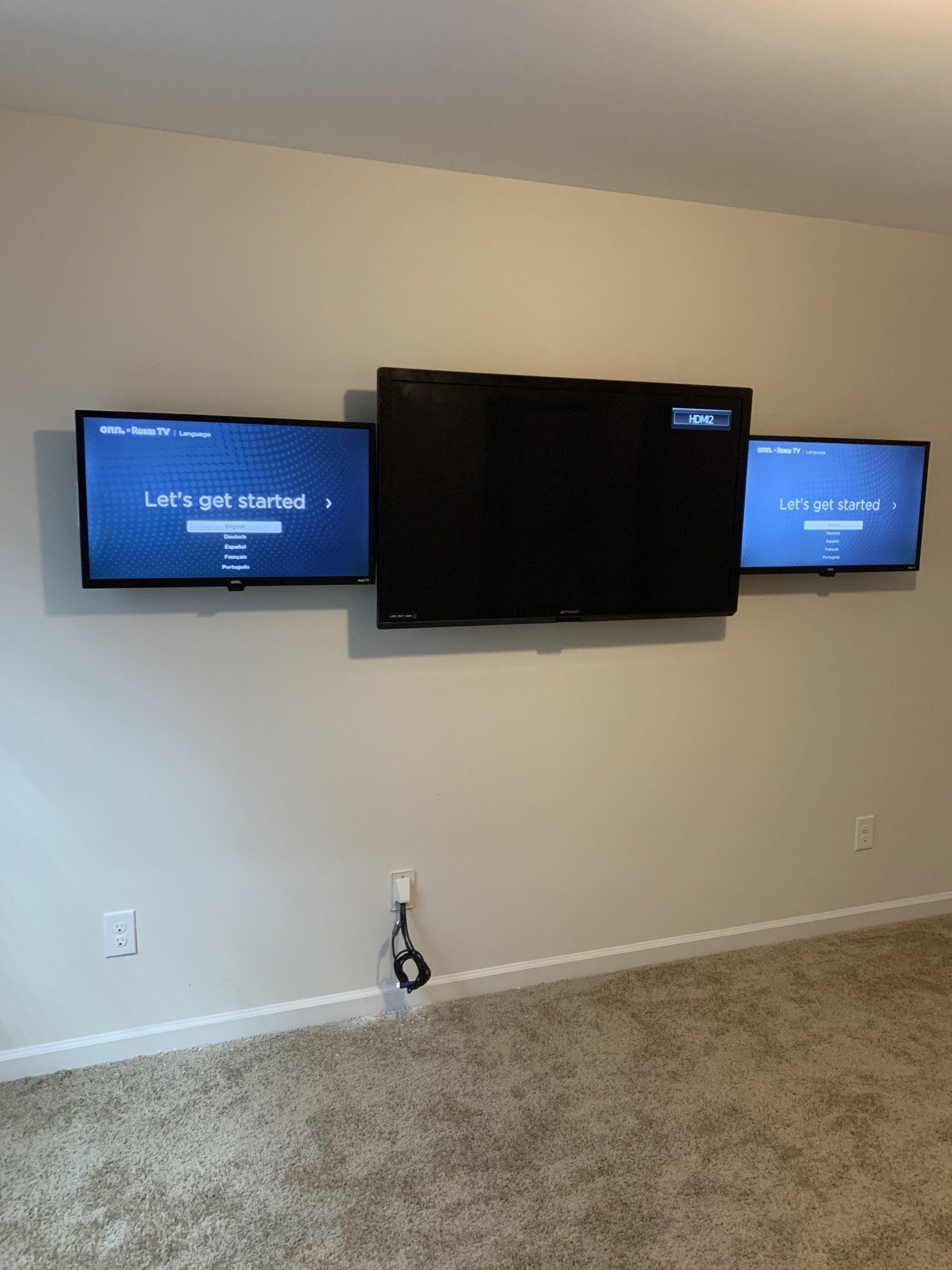 TV mounting