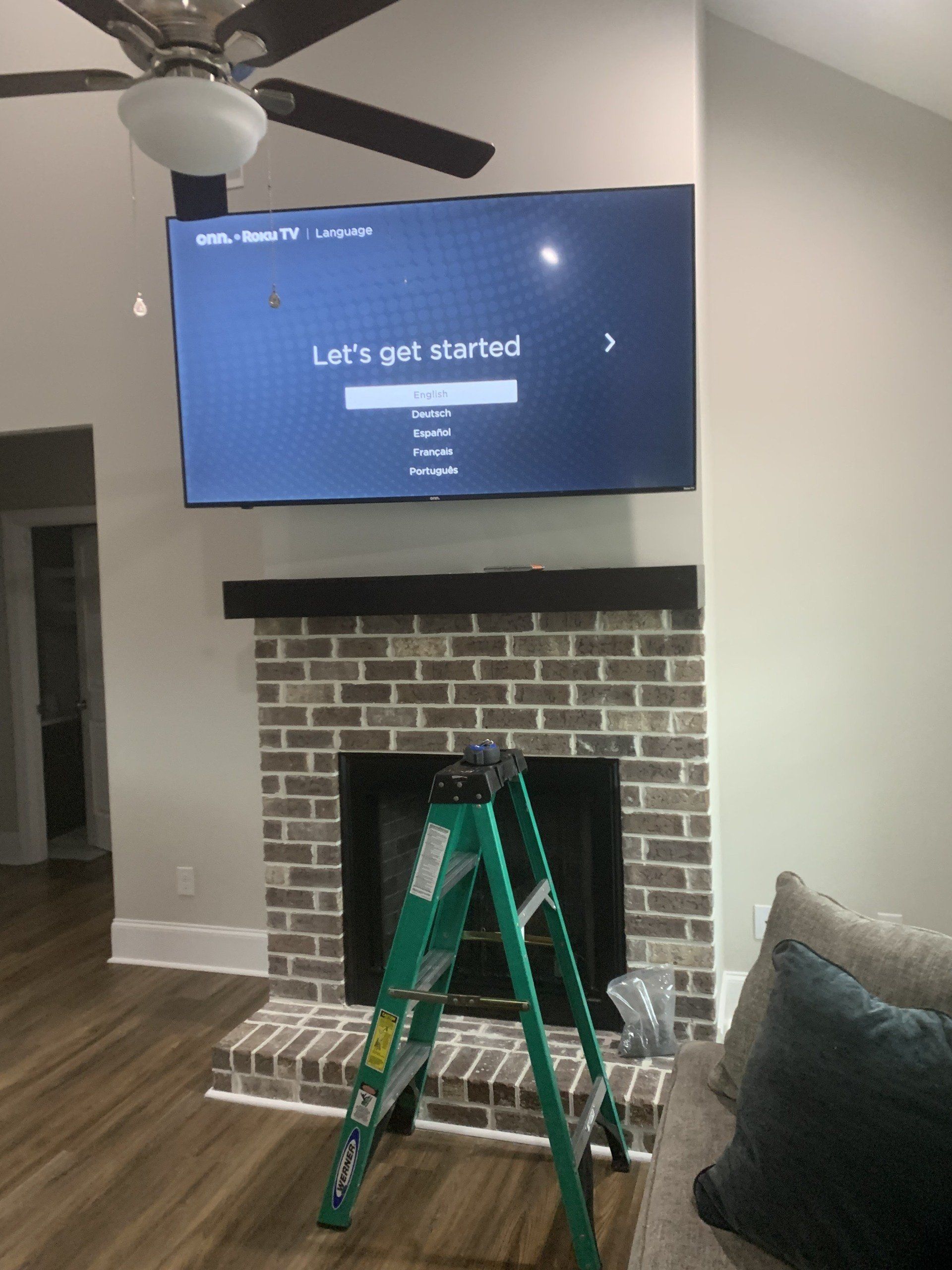 TV mounting