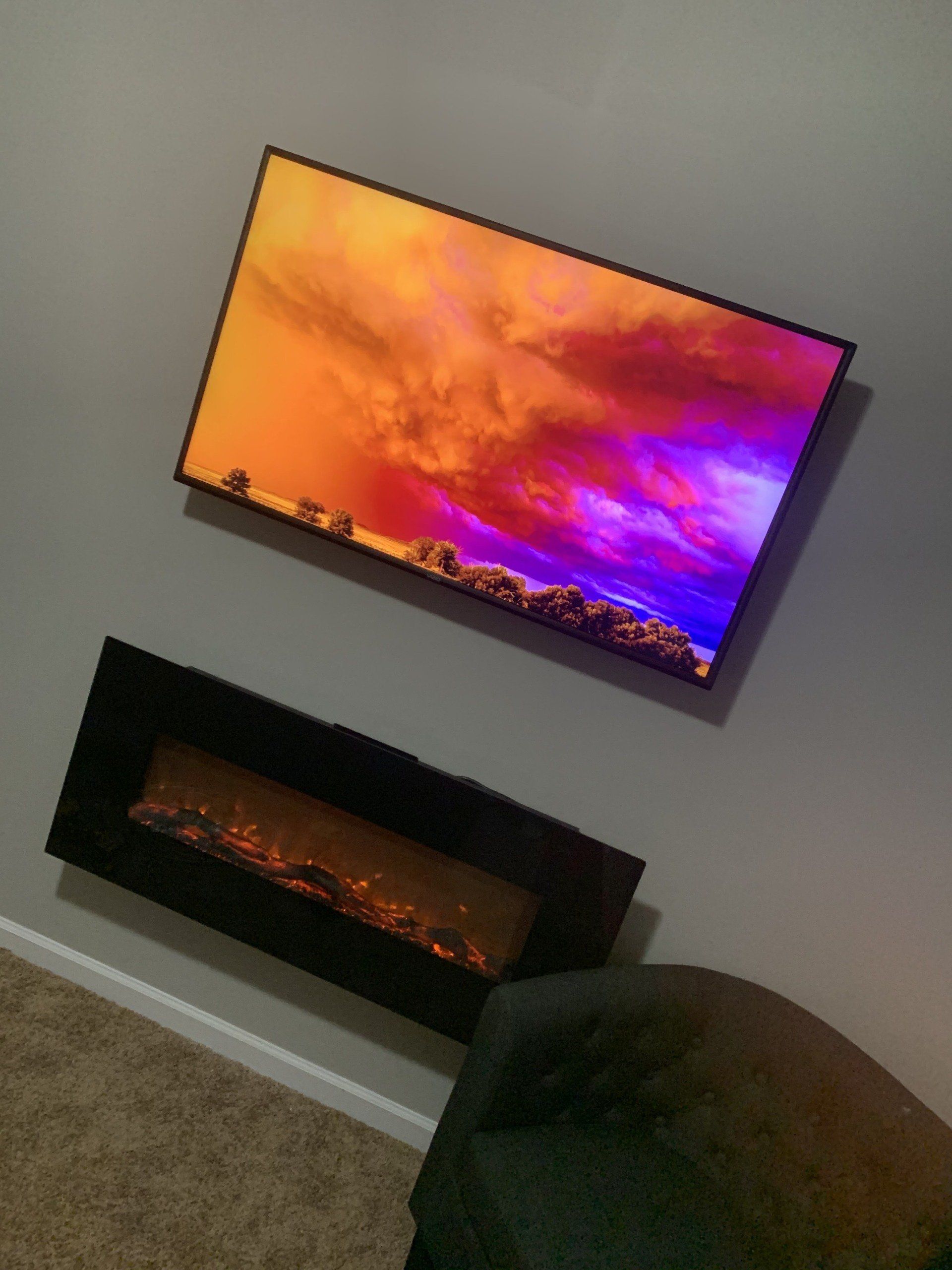 TV mounting