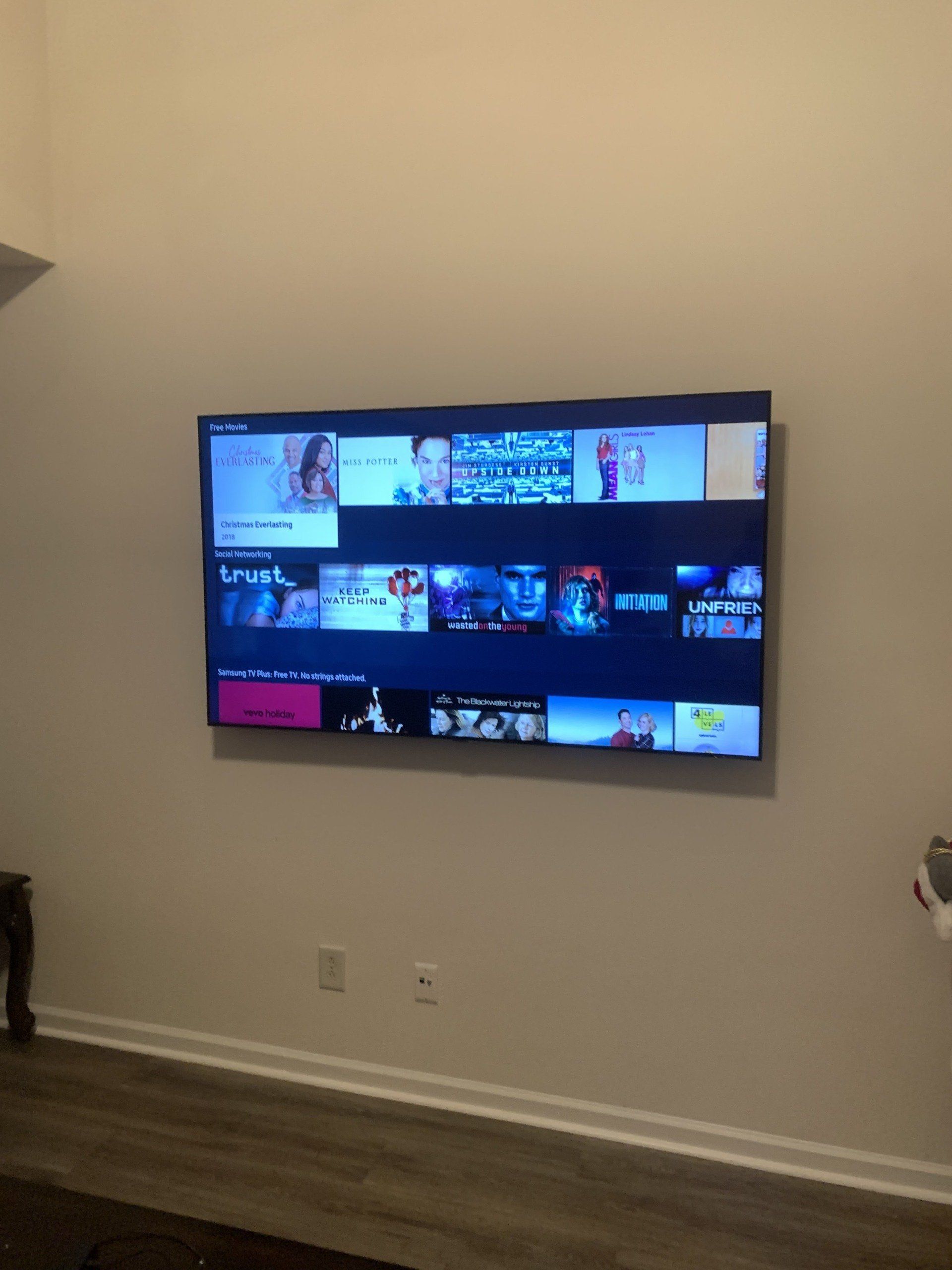 TV mounting