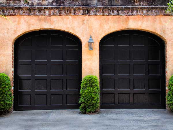 Black Curved Garage Doors — Jacksonville, FL — Associated Doors