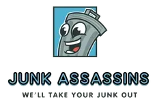 A logo for Junk Assassins.
