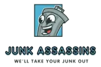 A logo for Junk Assassins.