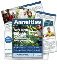 Brochure stack on annuities, 