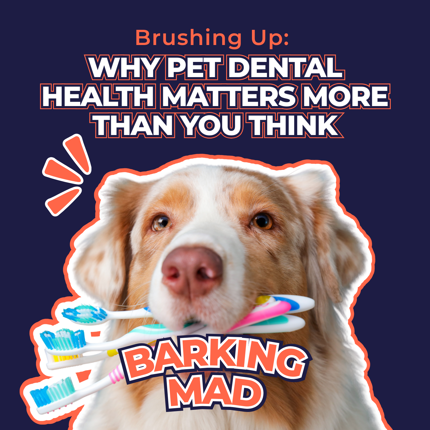 A woman in a lab coat is holding a puppy and smiling.