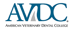 The logo for the american veterinary dental college