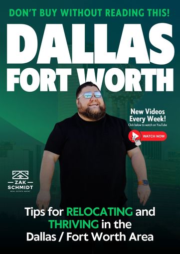 A poster for dallas fort worth tips for relocating and thriving in the dallas / fort worth area