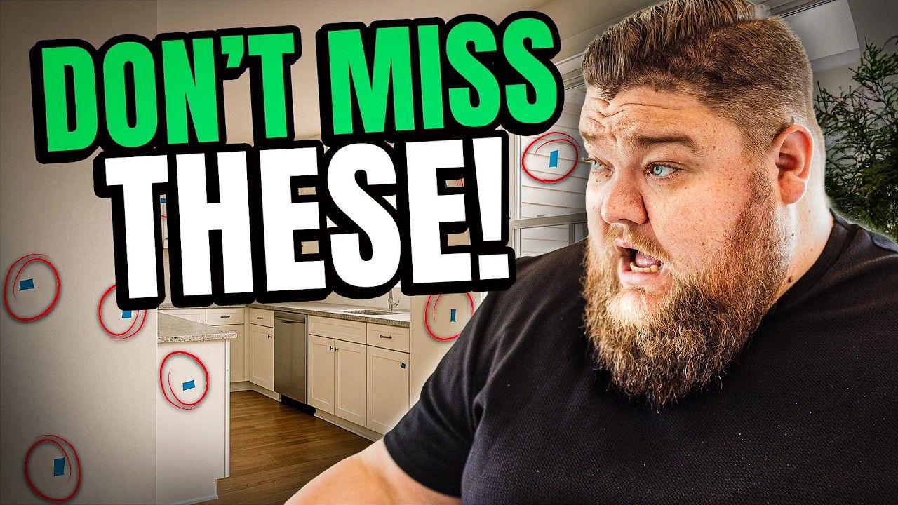 Man in a black shirt looking surprised, text 