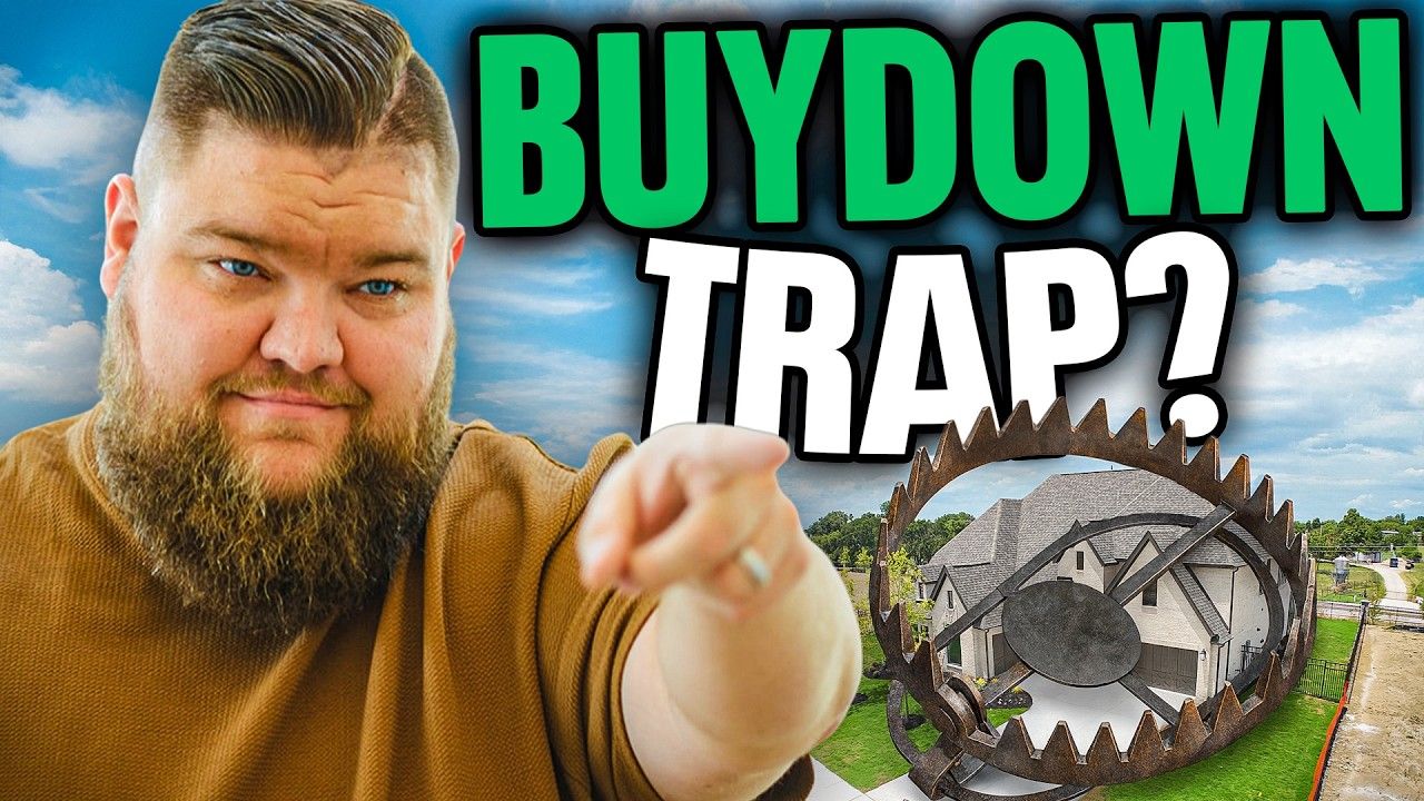 A man with a beard is pointing at a bear trap.