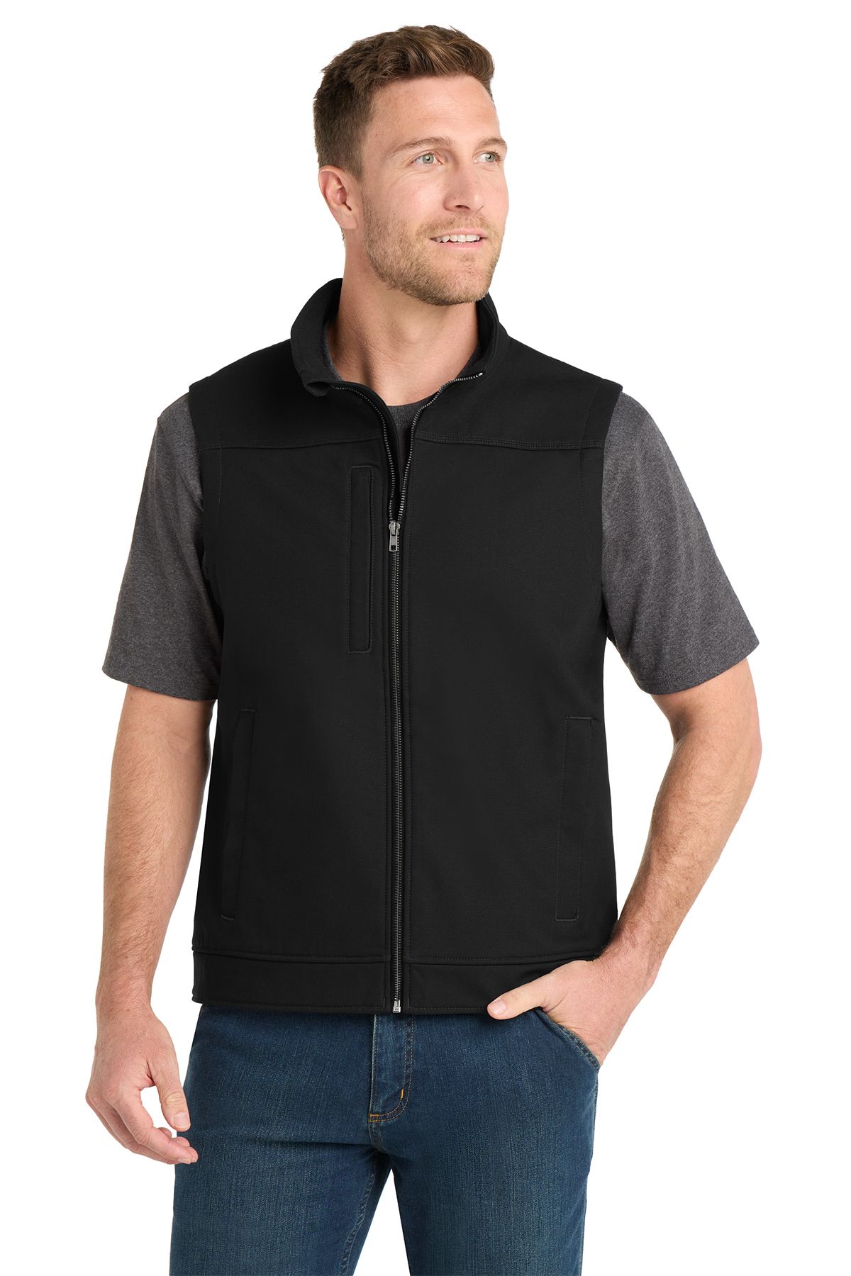 CornerStone® Duck Bonded Soft Shell Vest