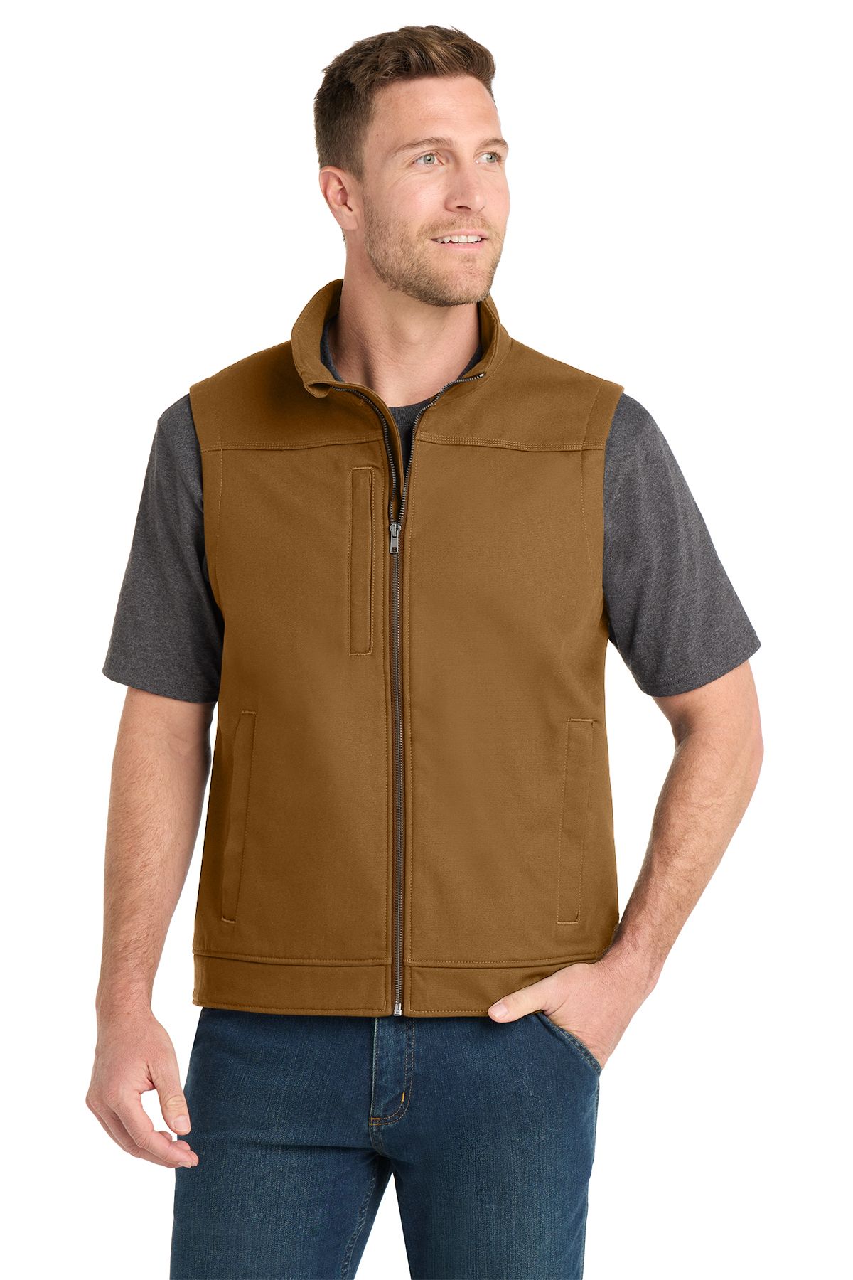 CornerStone® Duck Bonded Soft Shell Vest