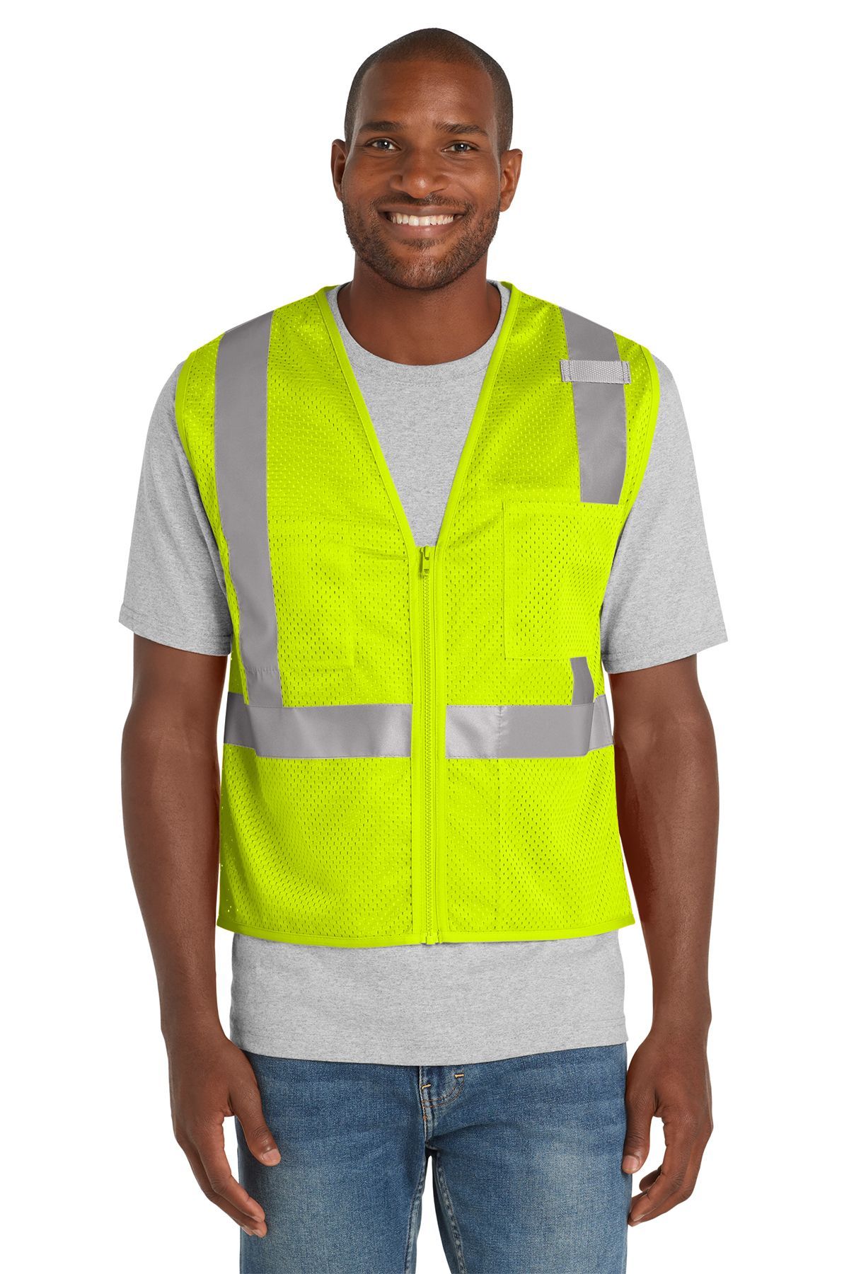 CornerStone® ANSI 107 Class 2 Mesh Zippered Vest