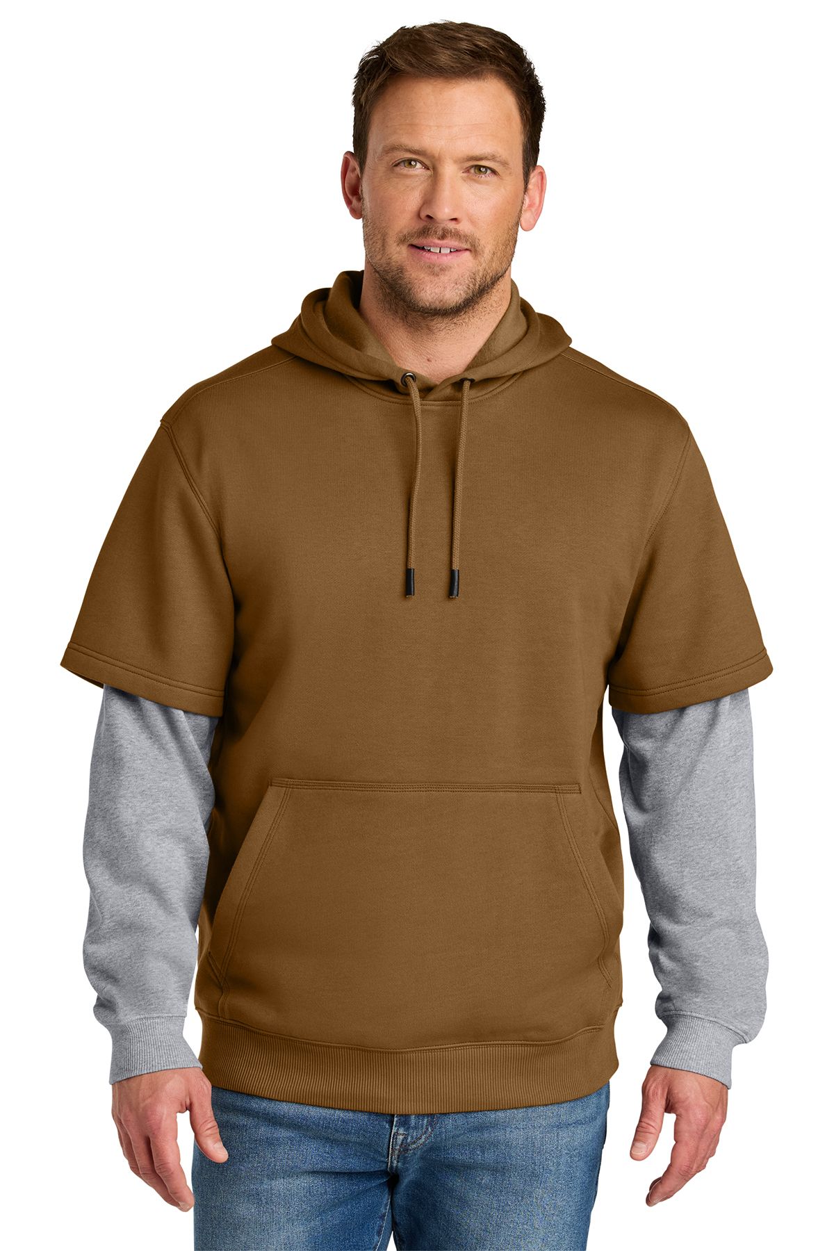 CornerStone® Tough Fleece Layered Hoodie