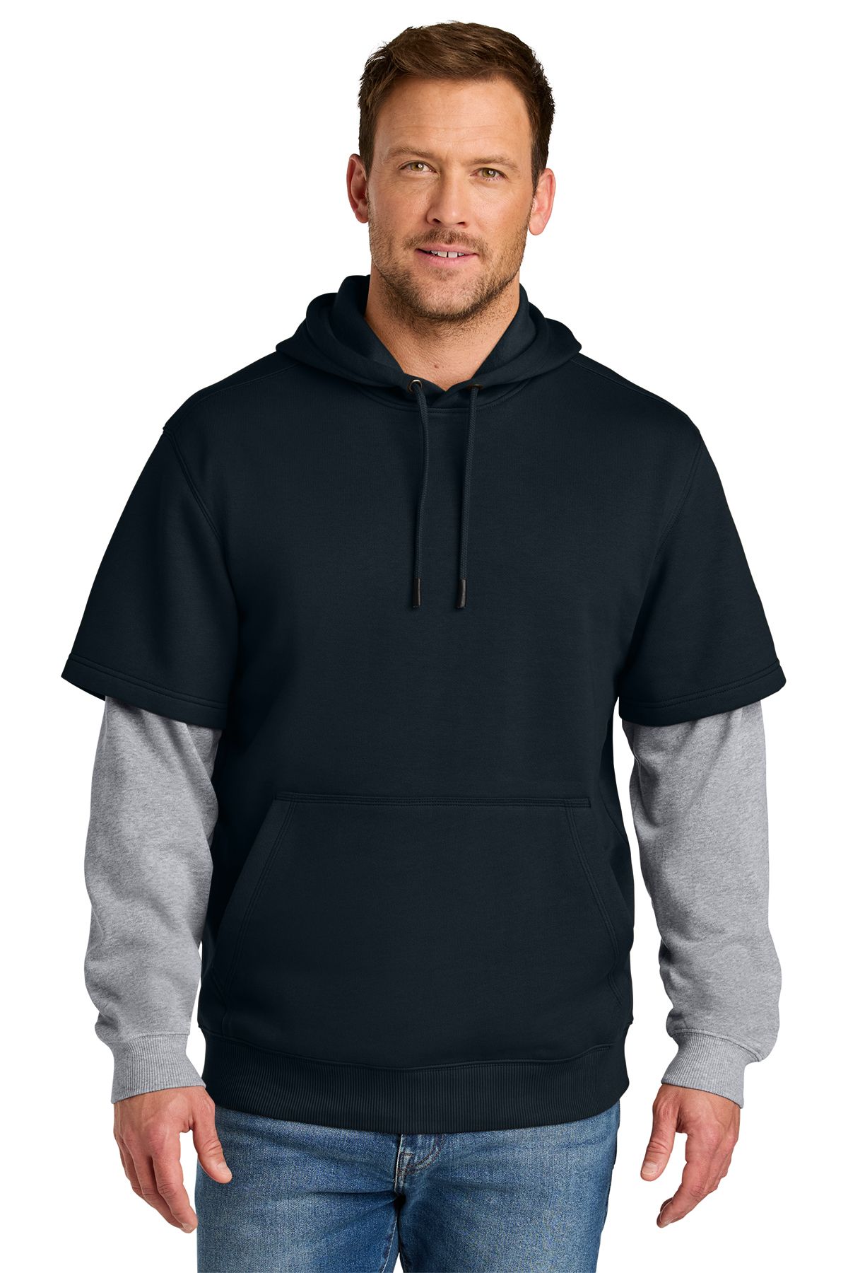 CornerStone® Tough Fleece Layered Hoodie