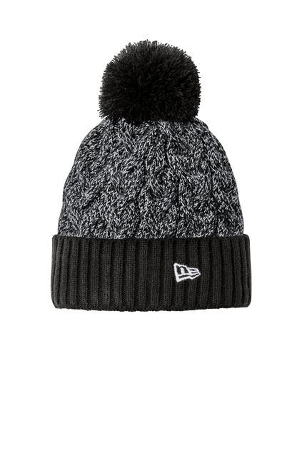 New Era® Marled Knit Pom Beanie