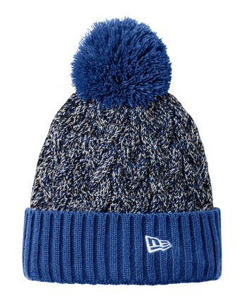 New Era® Marled Knit Pom Beanie