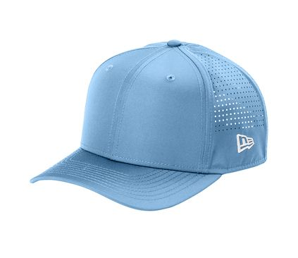 Light blue baseball cap with perforated side panels and New Era logo.