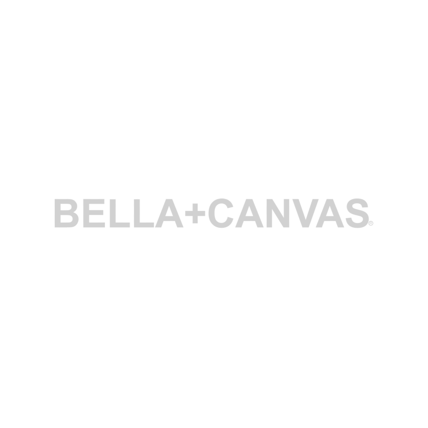 Bella + Canvas logo in light gray text.